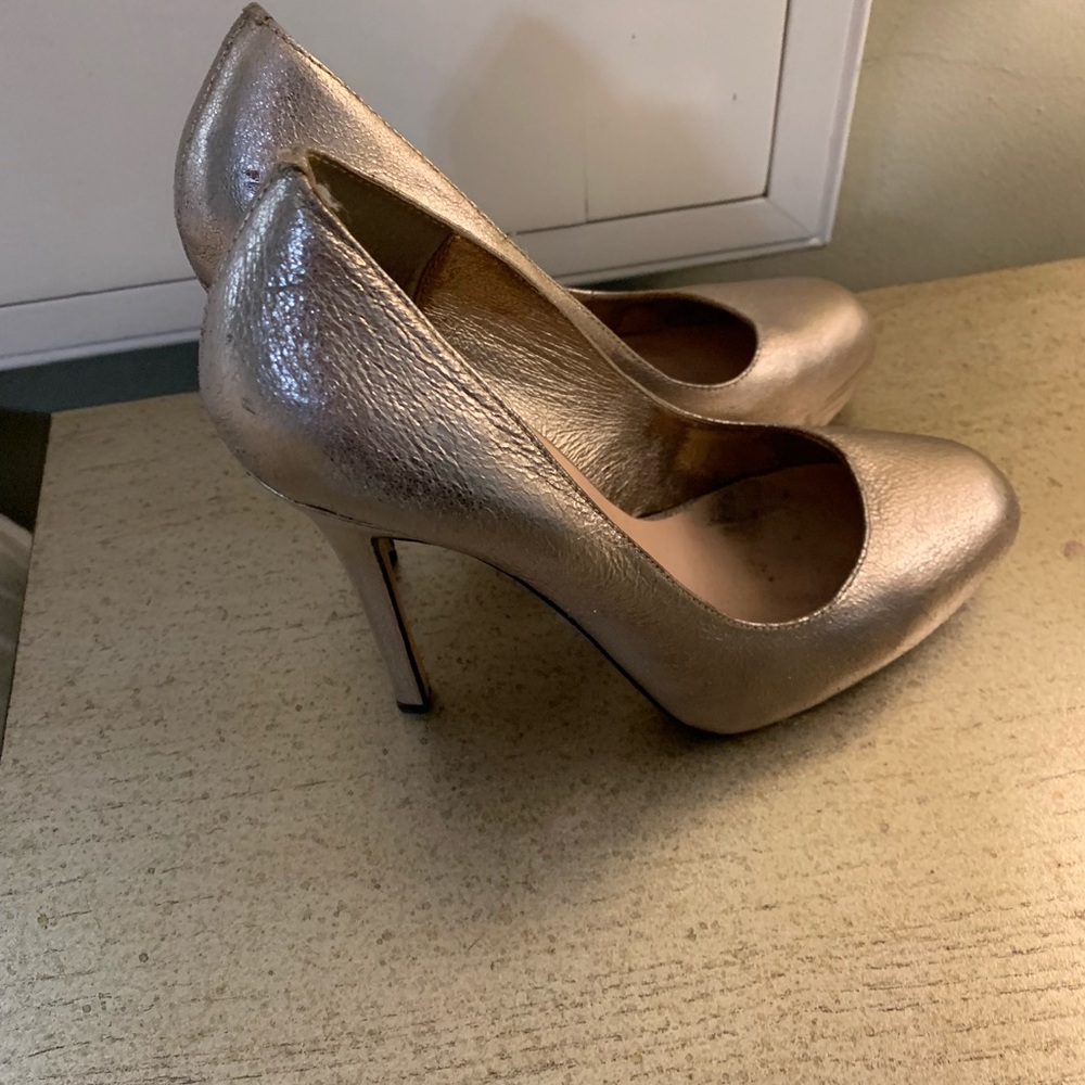 Dolce Vita gold heels
